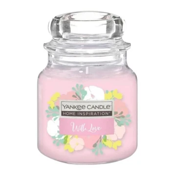 Yankee Candle - Duftlys WITH LOVE midte 340 g 65-75 timer