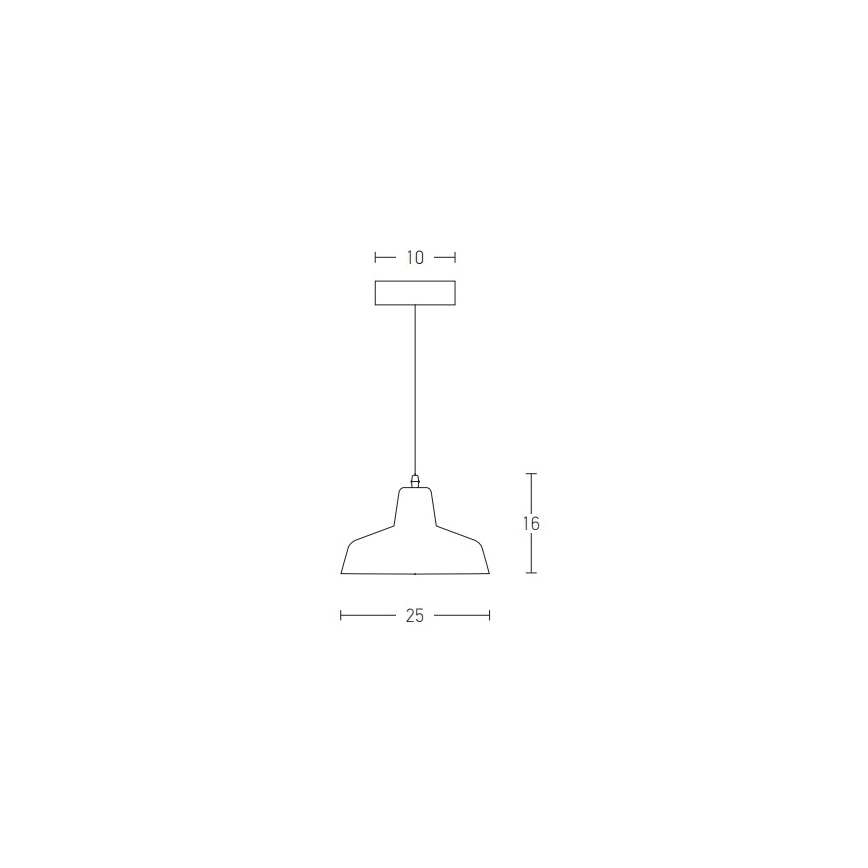 Zambelis 1655 - Pendel 1xE27/40W/230V beton