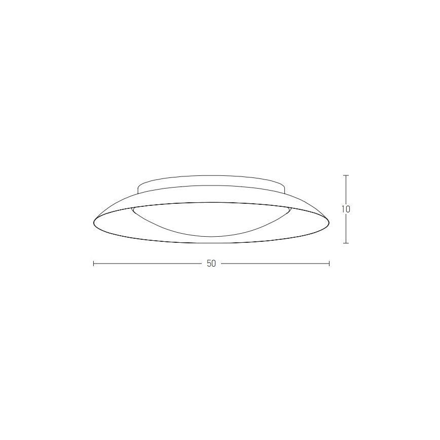 Zambelis 1962 - LED loftlampe LED/28W/230V diameter 50 cm guldfarvet