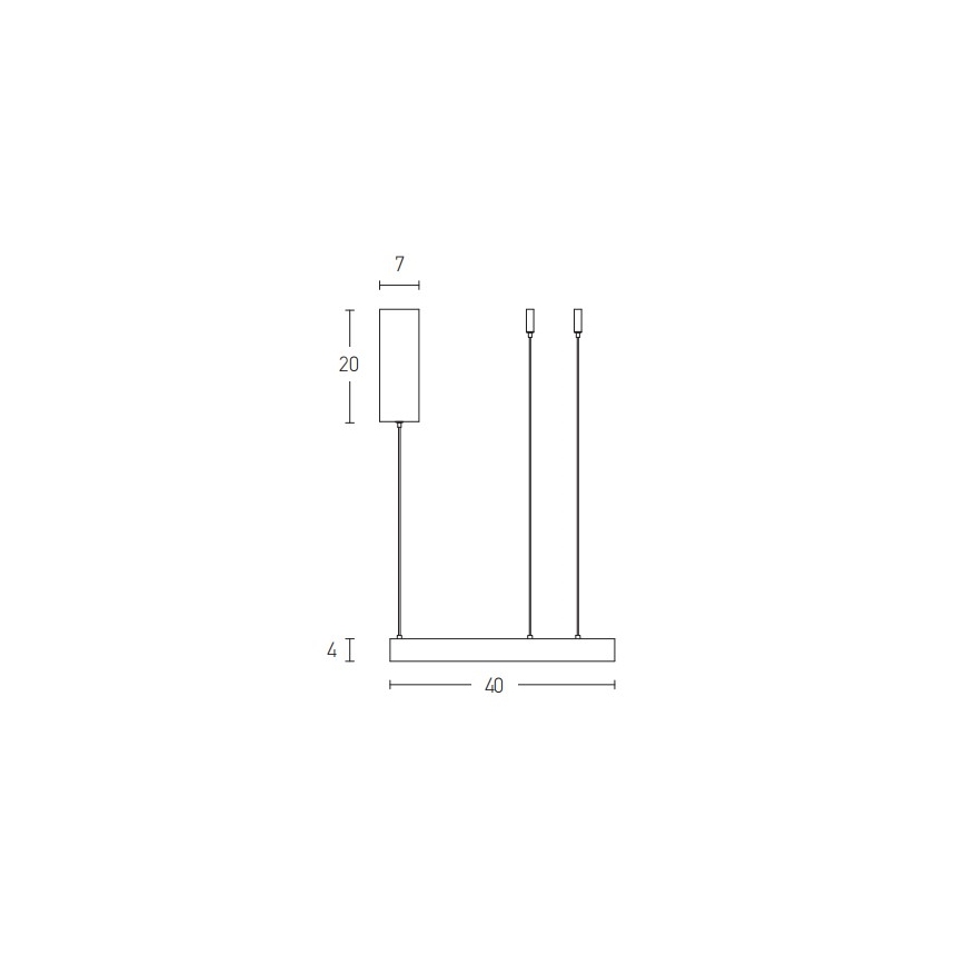 Zambelis 2007 - LED pendel dæmpbar LED/50W/230V guldfarvet