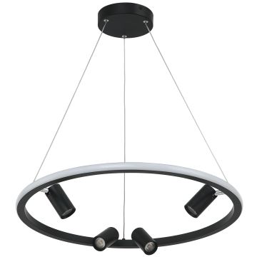 Zambelis 22012 - LED pendel dæmpbar LED/47W/230V diameter 60 cm sort