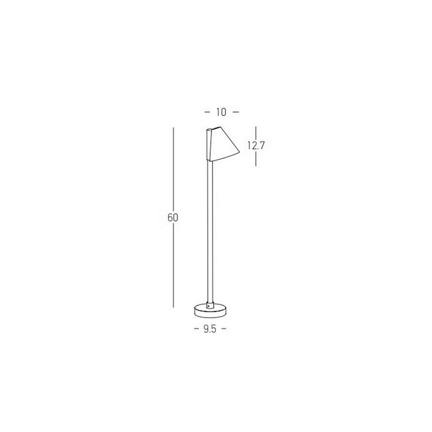 Zambelis E283 - LED udendørslampe LED/6W/230V IP65 antracit