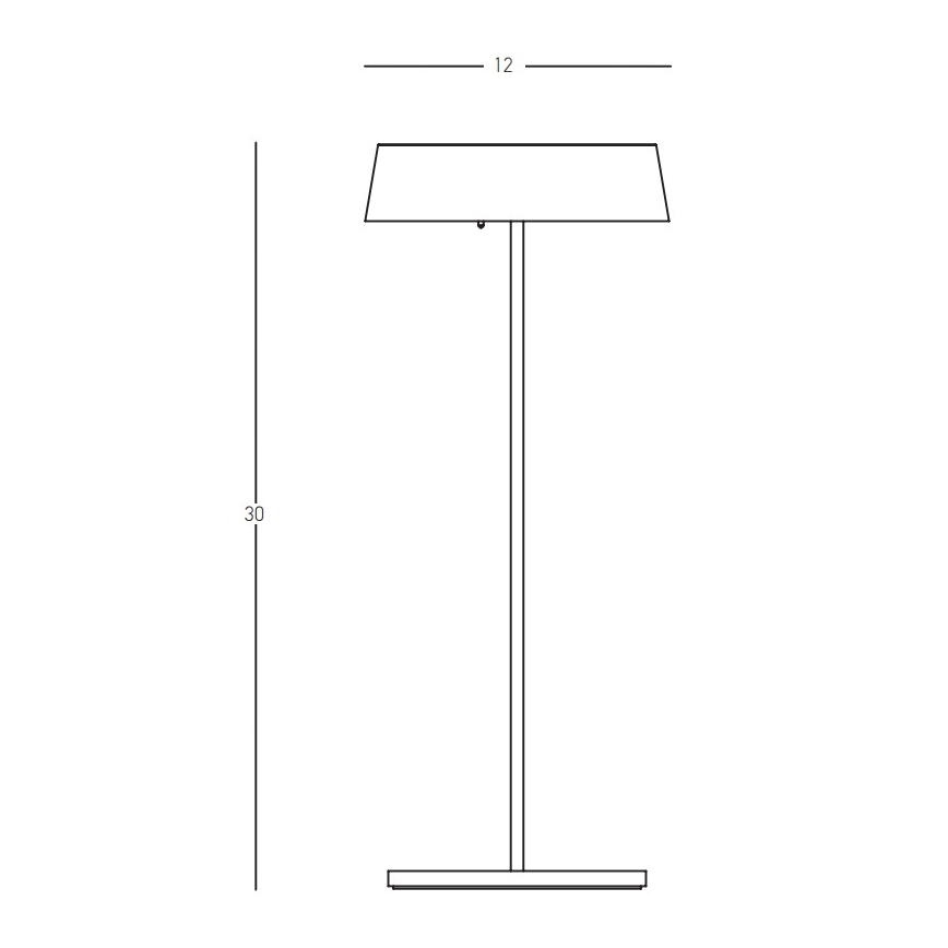 Zambelis E289 - LED udendørslampe dæmpbar LED/2,2W/5V IP54 sort