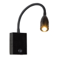 Zambelis H32 - LED Fleksibel lille lampe LED/3W/230V sort