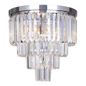 Zuma Line - Loftlampe i krystal 5xE14/40W/230V krom