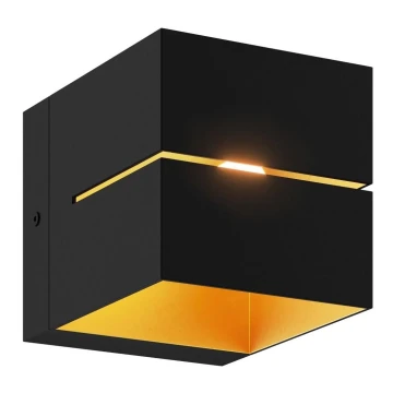 Zuma Line - Væglampe 1xG9/40W/230V sort/guldfarvet