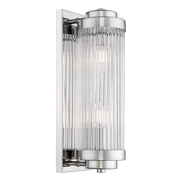 Zuma Line - Væglampe 2xE14/60W/230V sølvfarvet